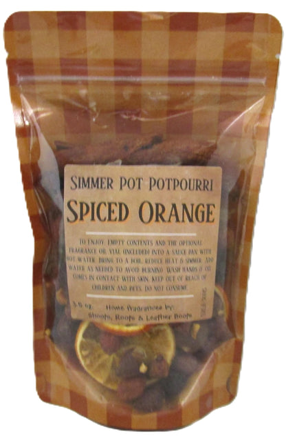 Simmer pot potpourri with refresher oil in Spiced Orange scent by Shoots, Roots & Leather Boots