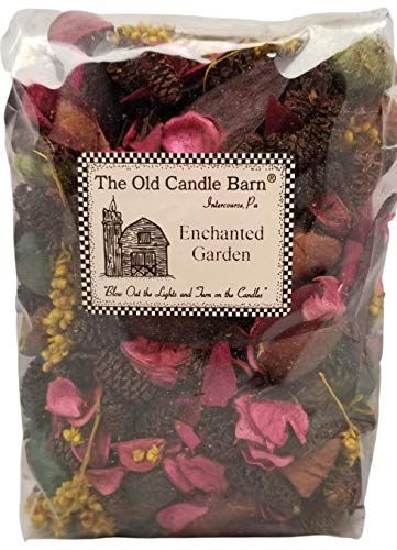 Old Candle Barn Enchanted Garden potpourri bag filled with dried flowers and natural aromas
