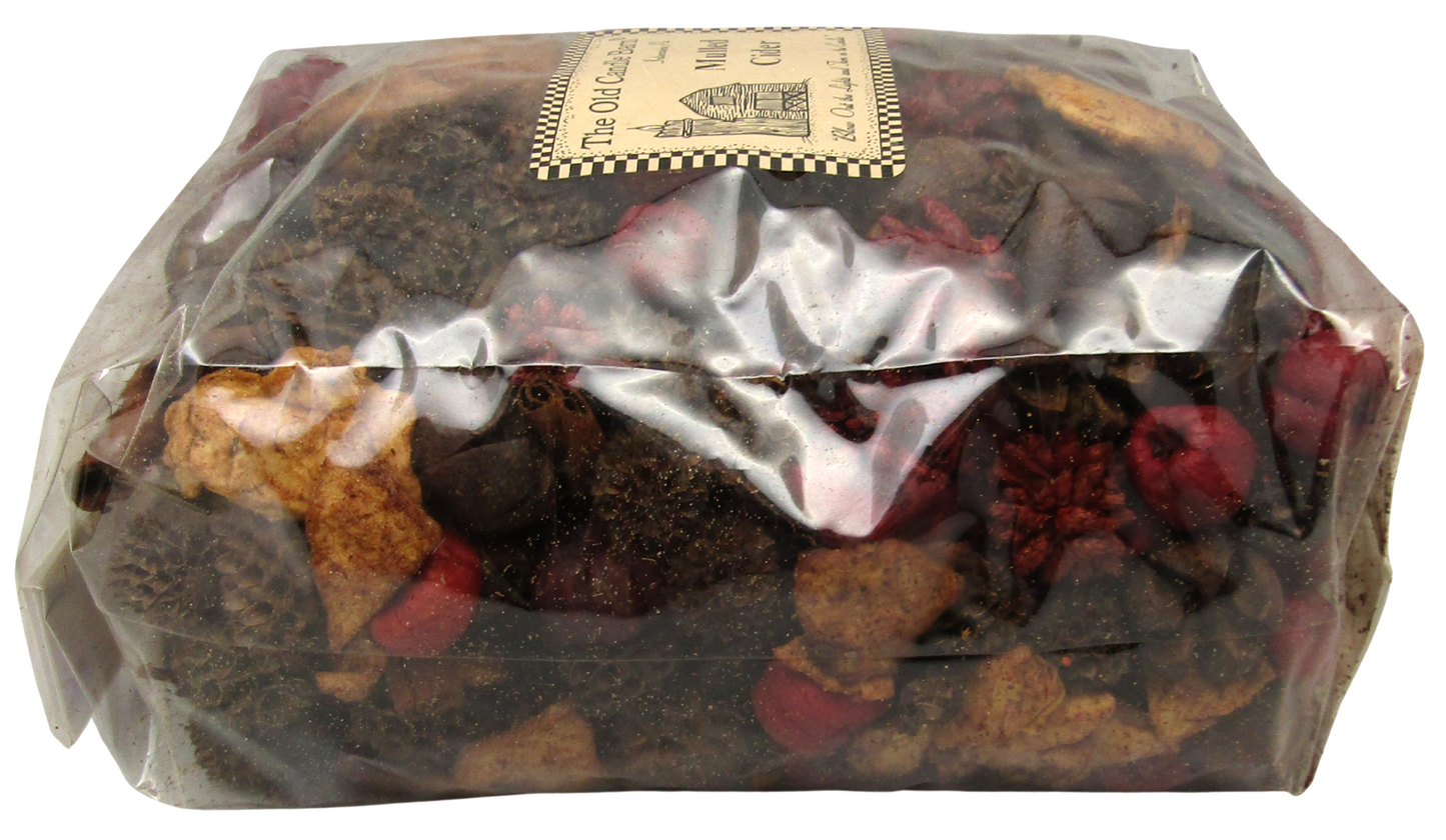 Old Candle Barn Mulled Cider Potpourri Large Bag with an assortment of natural dried scents