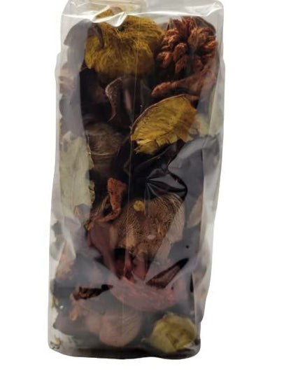 Old Candle Barn autumn blend potpourri in a clear plastic packaging, perfect for fall decorations