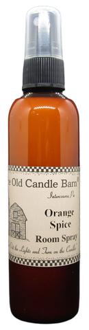 Old Candle Barn Orange Spice Potpourri Room Spray Oil 4 Ounce Bottle