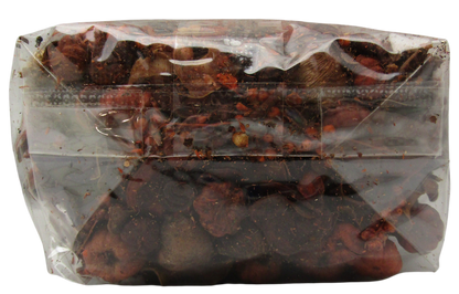 Old Candle Barn pumpkin spice potpourri in clear plastic bag of mixed dried botanicals and spices