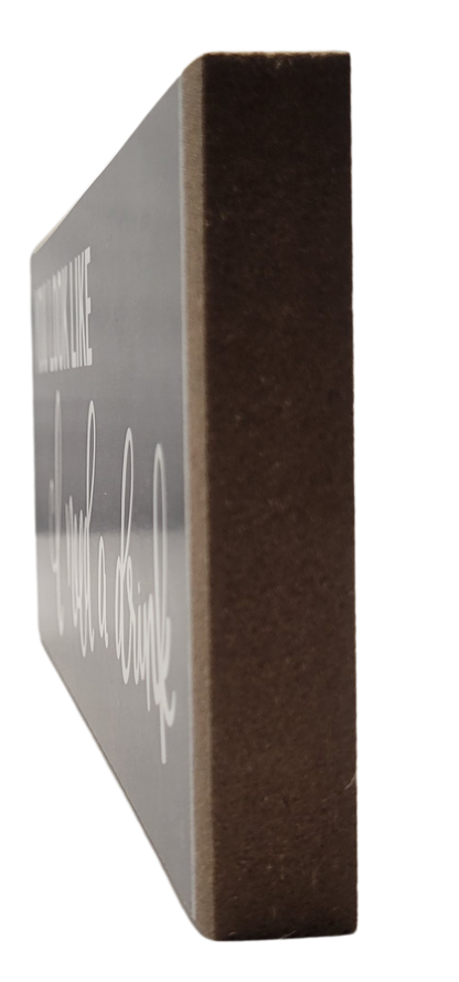 Jan Michaels Art home decor wooden block sign with you look like i need a drink sign in white text